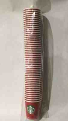 50 NEW Starbucks 4 oz Paper Cups Christmas Holiday Ornaments Red w/ Green Siren  - Sold on eBay Nov, 14th 2019 for $15.00