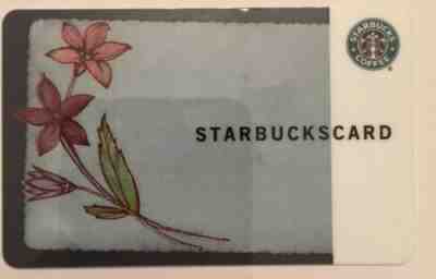 Starbucks 2007 Customized Flowers Card 6042 Series - Sold on eBay Nov, 14th 2019 for $200.00