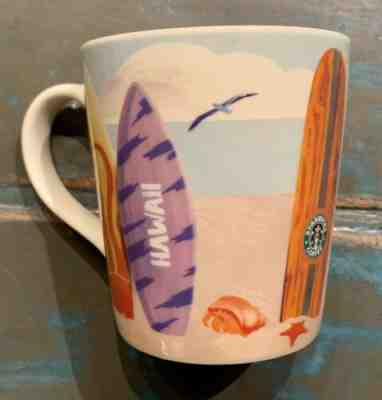 Starbucks Surfboards Hawaii Turtle Coffee Mug New Bone China 2010 Cup 10 Oz - Sold on eBay Nov, 14th 2019 for $28.99