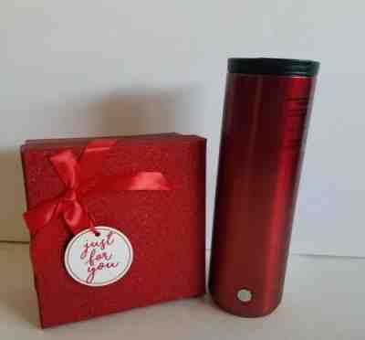 NEW Starbucks HOLIDAY 2019 Red Metallic Tumbler Stainless Flip-Top  16oz NWT - Sold on eBay Nov, 14th 2019 for $35.00