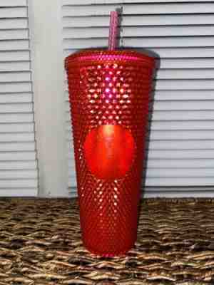 Starbucks Acrylic Iridescent Siren Logo Hot Pink Studded Cold Cup Tumbler - Sold on eBay Nov, 14th 2019 for $22.50