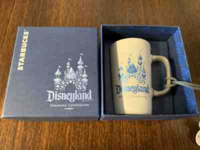 Disney Parks Disneyland 60th Diamond Celebration Starbucks Mug ornament 2015 NEW - Sold on eBay Nov, 14th 2019 for $15.99