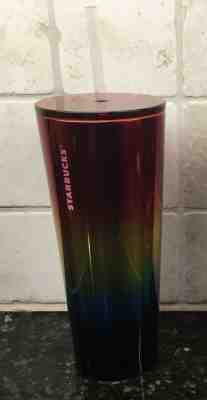 Starbucks Stainless Steel Pride Rainbow Cold Tumbler Venti 24oz Summer Sold OUT - Sold on eBay Nov, 14th 2019 for $21.99