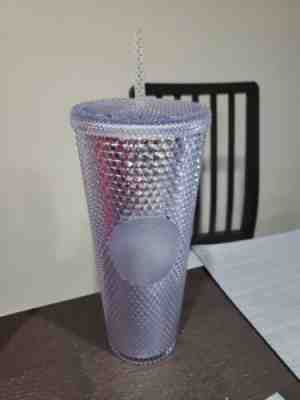 NEW STARBUCKS 2019 Venti Bling Platinum  Studded Cold Cup Tumbler WINTER HOLIDAY - Sold on eBay Nov, 14th 2019 for $25.00