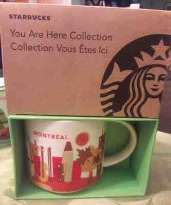 NIB WITH SKU STARBUCKS MONTREAL, CANADA You Are Here (YAH) 14 Oz Mug. VHTF - Sold on eBay Nov, 14th 2019 for $38.00