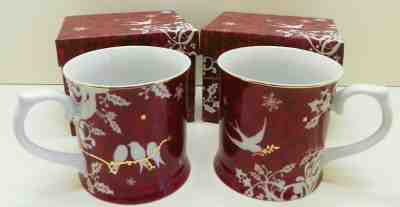 2 Starbucks coffee mugs by Rosanna 2010 12 ounces birds - Sold on eBay Nov, 14th 2019 for $15.99