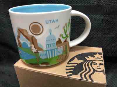 NEW Starbucks Oversize Coffee Mug You Are Here Collection UTAH 14oz - Sold on eBay Nov, 14th 2019 for $25.99