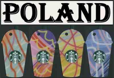 POLAND # Set of 4 STARBUCKS GIFT CARDS # 0731 # Frappuccino - Sold on eBay Nov, 14th 2019 for $16.99