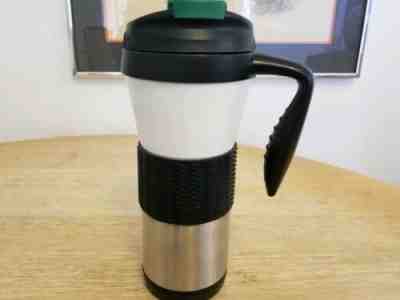 Starbucks 2011 Stainless Steel Miller Tumbler With White Top, 16 oz.  - Sold on eBay Nov, 14th 2019 for $16.95