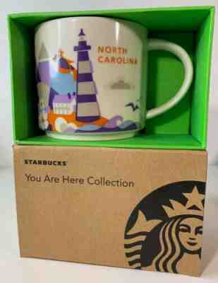 Starbucks North Carolina You Are Here Coffee Mug Cup 14 Oz Collection 2016 New - Sold on eBay Nov, 14th 2019 for $21.95