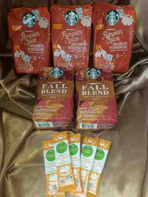 Starbucks 5 pack Pumpin Spice/ Fall Blend Limited Edition - Sold on eBay Nov, 14th 2019 for $20.00