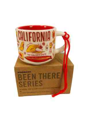 Starbucks Been There Series California 2oz Ornament Mini Size in Box with Sku - Sold on eBay Nov, 14th 2019 for $19.94