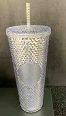 Brand New 2019 Starbucks Cold Cup Iridescent Spiked Tumbler Unicorn 24 oz Bling - Sold on eBay Nov, 14th 2019 for $33.00