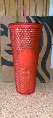 STARBUCKS 2019 Pink Studded Tumbler WINTER HOLIDAY 24 oz - Sold on eBay Nov, 14th 2019 for $20.50
