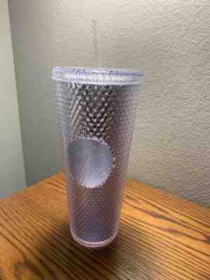 NEW Winter Holiday Starbucks 2019 Venti Bling Platinum Studded Cold Cup Tumbler - Sold on eBay Nov, 14th 2019 for $25.00