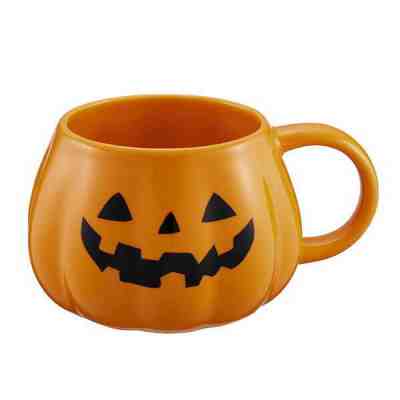 ???? 2019 Starbucks Singapore Halloween Orange Pumpkin Face Mug 12oz Japan Taiwan - Sold on eBay Nov, 14th 2019 for $26.90