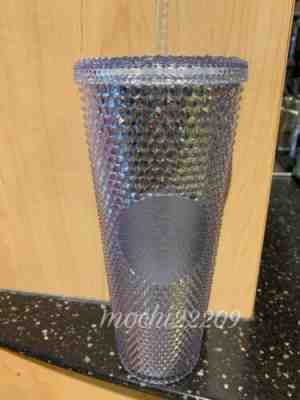 2019 Starbucks Studded Tumbler Platinum Iridescent 24 oz Cold Cup Holiday Silver - Sold on eBay Nov, 14th 2019 for $29.99