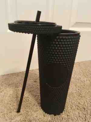 RARE Starbucks Matte Black Gothic Studded Diamond FALL 2019 Tumbler 24oz w/ SKU - Sold on eBay Nov, 14th 2019 for $79.99