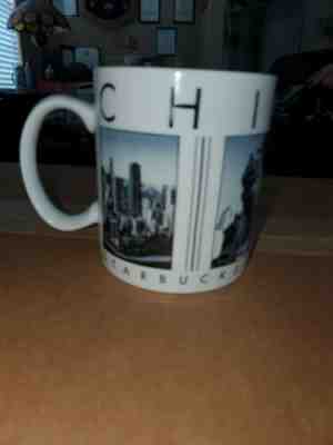 STARBUCKS 2003 CHICAGO City Scenes Series Coffee Mug 18 oz - Sold on eBay Nov, 14th 2019 for $15.00