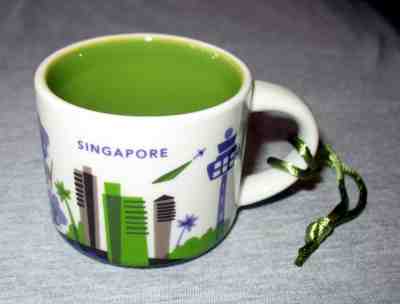 2016 Starbucks SINGAPORE You Are Here Mini Demi Mug Ornament 2 oz. - Sold on eBay Nov, 14th 2019 for $18.00