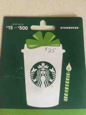 $25 Starbucks Gift Card - Sold on eBay Nov, 14th 2019 for $22.51