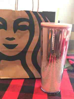 Rose Gold Starbucks Tumbler holiday 2019 - Sold on eBay Nov, 14th 2019 for $25.00