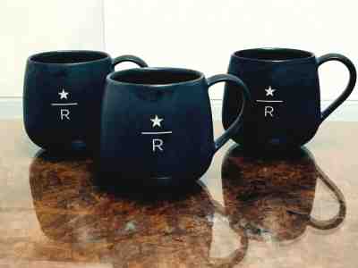 Starbucks Reserve Mug Charcoal R Logo 16 oz 2015 Lot of 3 - Sold on eBay Nov, 14th 2019 for $24.50