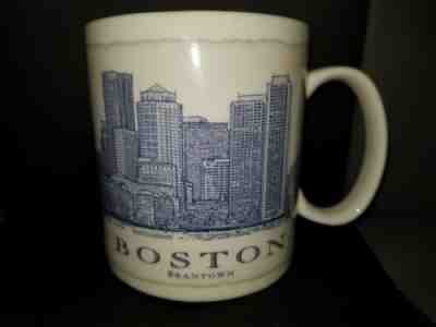 Starbucks Coffee Mug Architecture Series Boston MA 2007 White Porcelain 18 oz - Sold on eBay Nov, 14th 2019 for $15.50