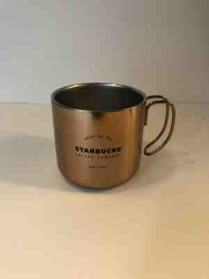 Starbucks Coffee Company copper color mug Seattle Washington stainless steel - Sold on eBay Nov, 14th 2019 for $19.99