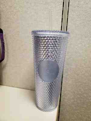 New platinum iridescent  studded 2019 starbucks holiday tumbler cold cup - Sold on eBay Nov, 14th 2019 for $25.00
