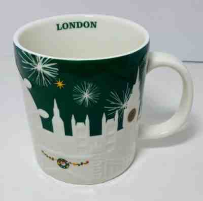 Starbucks Collector’s City Mug London Skyline Xmas Relief 2015 Cup - Sold on eBay Nov, 14th 2019 for $40.00