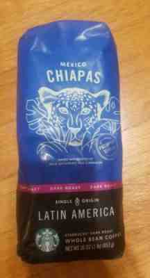 New Starbucks LATIN AMERICA COFFEE Whole Bean Mexico Chiapas (1lb) Bags - Sold on eBay Nov, 14th 2019 for $30.00