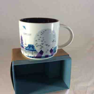 Disney Parks Starbucks Epcot You are here Coffee Mug Cup RETIRED 14oz EUC - Sold on eBay Nov, 14th 2019 for $38.88