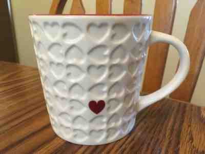 Starbucks Embossed Heart Mug, Excellent - Sold on eBay Nov, 14th 2019 for $23.00