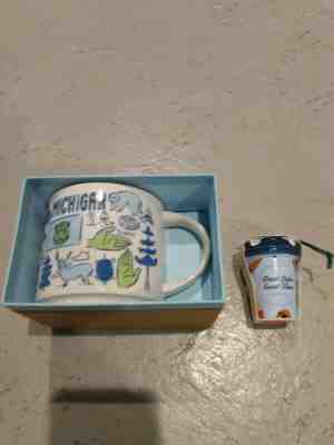  Starbucks "been there"  Coffee Mug michigan  NIB and christmas ornament bonus   - Sold on eBay Nov, 13th 2019 for $29.95
