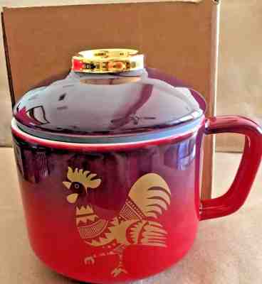 Rare Starbucks Cup 2016 Year Of The Rooster Lunar New Year Mug w/ Lid NWT - Sold on eBay Nov, 11th 2019 for $24.95
