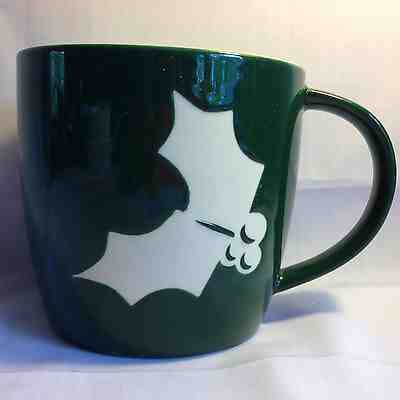 STARBUCKS 2011 HOLLY GREEN CHRISTMAS COFFEE MUG EXCELLENT USED CONDITION - Sold on eBay Nov, 11th 2019 for $19.99