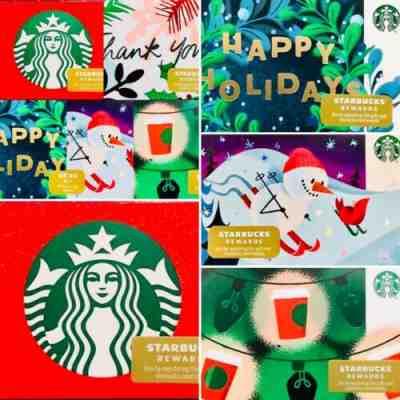 ????53 NEW STARBUCKS 2019 HOLIDAY CHRISTMAS GIFT CARDS LOT - Sold on eBay Nov, 11th 2019 for $24.99