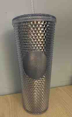 STARBUCKS 2019 Diamond Studded Platinum Cold Cup Tumbler, Christmas Holiday - Sold on eBay Nov, 10th 2019 for $29.99