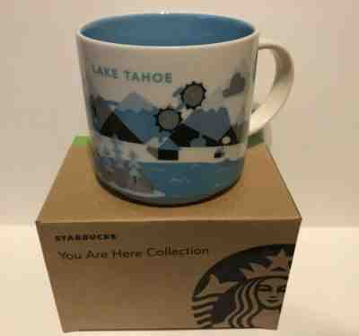 Starbucks Lake Tahoe You Are Here Collection Coffee Mug Tea Cup 14oz 2013 New - Sold on eBay Nov, 8th 2019 for $22.00
