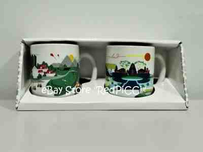 Starbucks INDONESIA UBUD Artsy Demitasse Mini Mug - Set of 2 - Sold on eBay Nov, 8th 2019 for $35.90