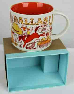 Starbucks Been There Series 2018 DALLAS TEXAS Mug 14 oz NEW in BOX - Sold on eBay Nov, 8th 2019 for $17.79