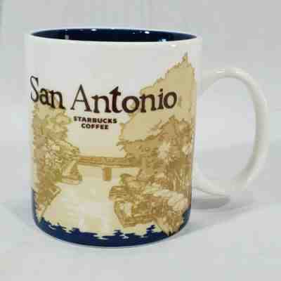 Starbucks San Antonio Collectors 16 oz City Global Icon Coffee Mug Cup 2011 - Sold on eBay Nov, 7th 2019 for $19.95
