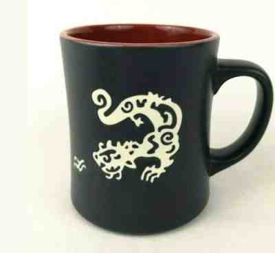 STARBUCKS KOMODO DRAGON MUG BLACK RED INTERIOR 2011 NWOT - Sold on eBay Nov, 7th 2019 for $23.95