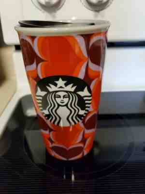 NEW Starbuck Ceramic 12 oz Travel Mug TUMBLER FREE SHIPPING - Sold on eBay Nov, 7th 2019 for $19.00