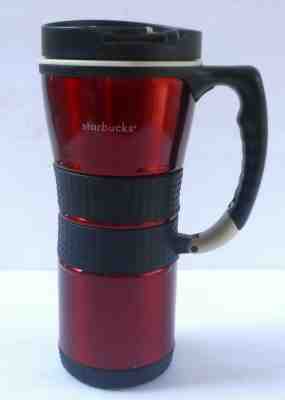 Starbucks® Coffee 2005 S/S Extreme Carabiner Travel Mug / Tumbler Red Black  - Sold on eBay Nov, 7th 2019 for $29.99