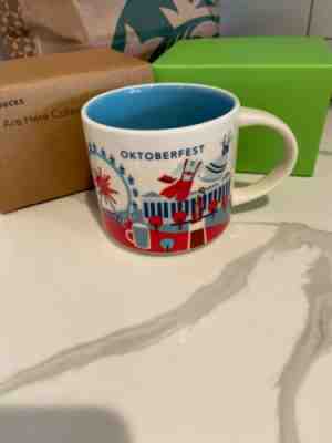 Starbucks Coffee 14oz Oktoberfest Munich München mug YAH YOU ARE HERE Cup w/SKU - Sold on eBay Nov, 16th 2019 for $34.99