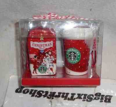 2007 STARBUCKS Coffee Mini Christmas Ornaments To Go Cup & Coffee Blend Bag  - Sold on eBay Nov, 16th 2019 for $20.00