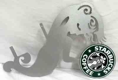 Starbucks Metal Display Sign Logo and Mermaid - Sold on eBay Nov, 16th 2019 for $120.00
