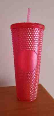 New Starbucks Studded Tumbler Holiday 2019 Hot Pink or Silver - Sold on eBay Nov, 16th 2019 for $39.95